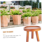 Solid Wood Flowerpot Shelf Boho Home Decor Planter Stand for Houseplants Indoor