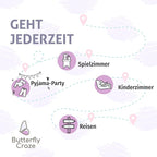 Butterfly Craze Floor Pillow Case, Mattress Bed Lounger Cover, Polka Pink, Queen Size - Cozy Seating Solution for Kids & Adults, Recliner Cushion, Perfect for Reading, TV Time (Pillow Not Included)