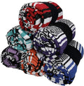 BlackCanyon Gear Falsa Blanket Rolled Cotton Blend OL124 Mexican Style Saddle Yoga Beach Blanket Aztec Throw Colorful Serape - 4FT x 6FT