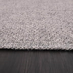 Easy Jute Rug 6x9 Indoor Outdoor Natural Rugs Solid Fiber Rug Woven Area Rug Boho Easy Clean Inside Carpet for Living Room Bedroom Dining Room Hallway or Outdoor Patio Porch (6 X 9 Silver)