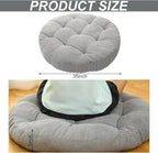 Extra Large Floor Pillow 35 Inch Round Circle Chair Floor Meditation Cushion Papasan Swing Cushion for Adults Oversized Playroom Pillows Big Pillow for Yoga Living Room Sofa