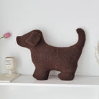Animals Shaped Throw Pillow for Bed,Home Decorative Pillows for Bedroom Aesthetic,Soft Throw Pillow for Couch,Handmade Living Room Throw Pillows Chocolate