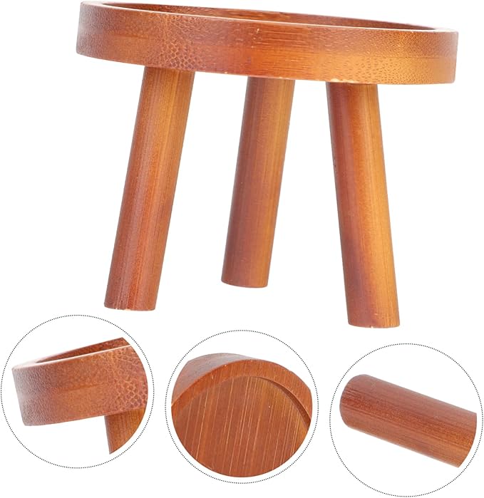Solid Wood Flowerpot Shelf Boho Home Decor Planter Stand for Houseplants Indoor