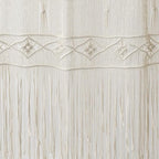 Macrame Curtain Handmade Woven Curtains, Door & Window Drapes,Divider Room Doorway Curtain,Natural Fiber, Stylish Handcrafted Door for Home Décor 42" W x 75" L