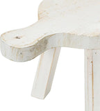 Creative Co-Op Decorative Wood Pedestal, White