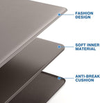 StepRite Kitchen Mats, 2PCS Kitchen Rugs, Cushioned Anti Fatigue Kitchen Mats for Floor, Non-Slip Standing Desk Mat, Waterproof Kitchen Rug Set for Kitchen, Floor, Office, 17.3"x30"+17.3"x47", Khaki