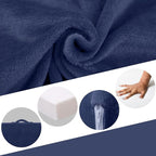 MeMoreCool Foldable Floor Mattress for Kids, Trifold Nap Mat for Toddlers, Portable Daycare Sleeping Futon or Floor Bed, Navy, 57x22 Inch