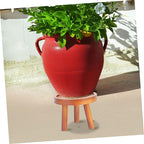 Solid Wood Flowerpot Shelf Boho Home Decor Planter Stand for Houseplants Indoor