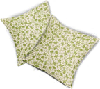 Lime Green Pillow Covers 24x24 Set of 2 Vintage Floral Rustic Old Style Cute Flower Print Decorative Outdoor Pillowcases Seasonal Farmhouse Throw Cushion Case Decor for Couch Sofa Bed