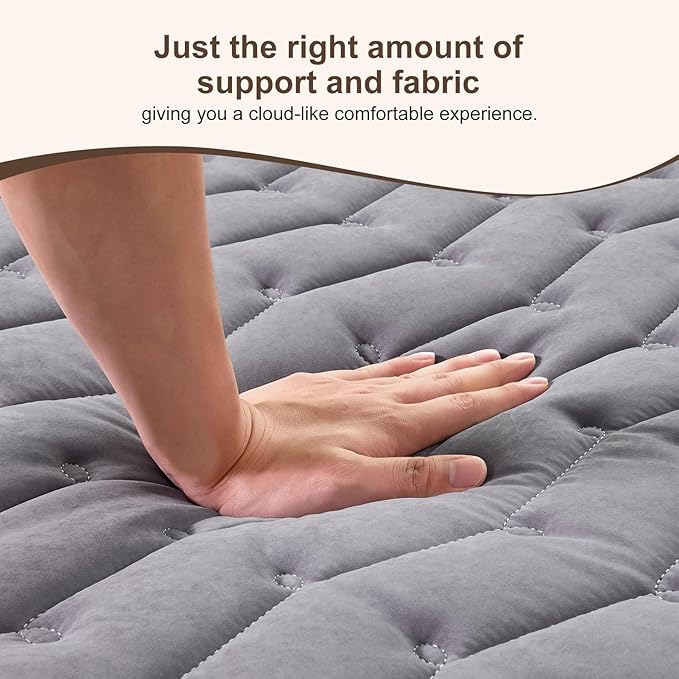 Premium Foam Japanese Futon Floor Mattress Twin Size 39"x 80",100% High Density Foam Comfortable Floor Mattress,3.2" Thicken Foldable Sleeping Pad,Dormitory Tatami Mat,for Adult and Kids (Gray)