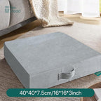 16 inches Meditation Floor Pillow Square Large Floor Cushions for Adults, Thick Memory Foam Seat Cushions for Yoga, Living Room, Sofa, Tatami, Bay Window Gray