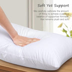Artscope 14x36 Pillow Insert, Synthetic Down Lumbar Pillow Insert for Bed, Ultra Soft Decorative Long Throw Pillow Inserts for Living Room Couch Bed Sofa-White