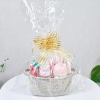 Abenkie Small Storage Basket, Cute Cotton Rope Woven Boho Decorative Toy Dog Cat Basket for Nursery, Living Room, Spa, Gift - XS, Brown