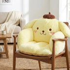 Ohjijinn Kawaii Cushion Chair, Comfy Cartoon Plush Seat Cushion, Floor Pillow Floor Cushions, Cute Office Chair Cushion Room Decor for Girls Woman