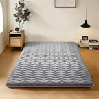 Premium Foam Japanese Futon Floor Mattress Full Size 54"x 80",100% High Density Foam Comfortable Floor Mattress,3.2" Thicken Foldable Sleeping Pad,Dormitory Tatami Mat,for Adult and Kids (Gray)