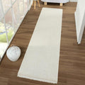 LUXE WEAVERS Stella Collection 246 Cream 2x8 Modern Abstract Area Rug