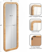 Kate and Laurel Rahfy Rectangle Framed Wall Mirror