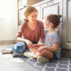 WISELIFE Anti Fatigue Floor Mat - 4/5 Inch Kitchen Mat Non Slip Waterproof Heavy Duty Ergonomic Comfort Mat Durable for Home, Office, Sink, Laundry,(17.3" x 39", Grey)