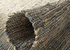 SAFAVIEH Vintage Leather Collection Runner Rug - 2'3" x 6', Grey, Handmade Boho Fringe Leather & Jute, Ideal for High Traffic Areas in Living Room, Bedroom (VTL203F)