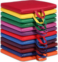 Sawysine 12 Pcs Floor Cushions Classroom Flexible Floor Seating with Handle for Kids in Home School Classroom Kindergarten Daycare Nursery(Novel Color,Square)