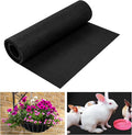 12 x 40 Inch Felt Planter Liner Roll Non-Woven Fabric Coconut Basket Liner Alternative Plant Liner Roll Black Coco Liners Roll Replacement Easy to Cut for Planter Hanging Flower Basket Window Box