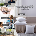 HITO 14x22 Pillow Inserts (Set of 2) - Down Alternative 100% Cotton Cover Decorative Square Throw Pillows White for Couch Bed Sofa - size: 14x22 Inch (Pack of 2)