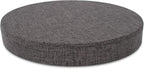Tromlycs Round Chair Seat Cushion Pad 16 inch for Circle Stool Chairs Non Slip Decorative Foam Cushion Pillow, 1 Piece, 16 x 16 inches, Gray