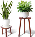 Plant Stand Indoor,2 Pack Single Plant Tables Indoor,Planter Stand,Multi-purpose Plant Shelf for Living Room Balcony Garden Patio Office,Walnut