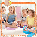 Juexica 8 Pcs Extra Thick Flexible Seating Floor Cushions Assorted Colored Floor Pillow Classroom Seat Cushions Soft Classroom Seating for Kids Learning Daycare School Chair(Classic Color)