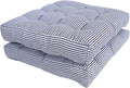 Tiita Chair Cushions 22"x22" Square Windows Pad for Adults Seating Pillows Set of 2, Blue