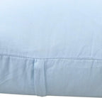 4-Pack 100% Cotton Lumbar Comfortable Solid Decorative Throw Pillow Case,Thmyo Rectangle Cushion Cover Pillowcase Sublimation Blank Pillow Covers DIY Throw Pillowcase(12x20inch/30x50cm, Light Blue)