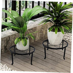 YARNOW Metal Plant Stand Iron Flower Pot Stand for Flowerpot Shelf for Home Decor