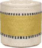 Sturdy Jute Rope Planter Basket Modern Woven Basket for Flower Pot Floor Indoor Planters, 6” x 6” Storage Organizer Basket Rustic Home Decor, Boho Chic Storage Earth-friendly Cotton ECO-TWIST Planter