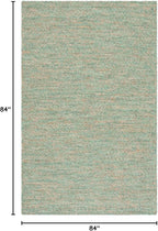 SAFAVIEH Natural Fiber Collection Area Rug - 7' Round, Grey & Natural, Handmade Flat Weave Stripe Jute & Cotton, Ideal for High Traffic Areas in Living Room, Bedroom (NFB652F)