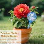 Large 12pcs Plant Watering Globes - Automatic Plant Watering Bulbs for Indoor & Outdoor Potted Plants, Durable Plastic Garden Watering Devices