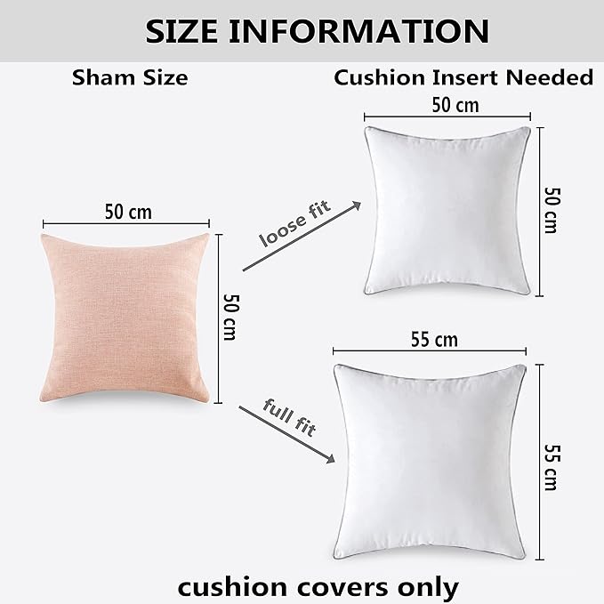 Home Brilliant Purple Decorative Pillows Solid Striped Corduroy Plush Velvet Pillow Covers for Couch Sofa Bed, 50cm, 20 x 20 Inch, Eggplant