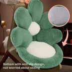 Ditucu Flower Shape Chair Cushion Comfy Kawaii Seat Cushions 19 inch Cute Stuff Pad Lazy Sofa Office Floor Pillow for Gaming Chairs Room Decor Green