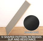 Kitchen Mat Set of 2 PCS, Cushioned Non Slip Rugs for Kitchen Floor, Absorbent Runner Comfort Standing Mats Washable for Kitchen, Office, Home (Brown, 17.3"x30"+17.3"x60")