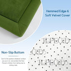 Baby Play Mat for Floor Nursery Muscle Mat Area Playroom Rug 39"x59" Memory Foam 1.3" Thick Crawling Mat for Babies,Toddlers, Infants,Kids (Moss Green)