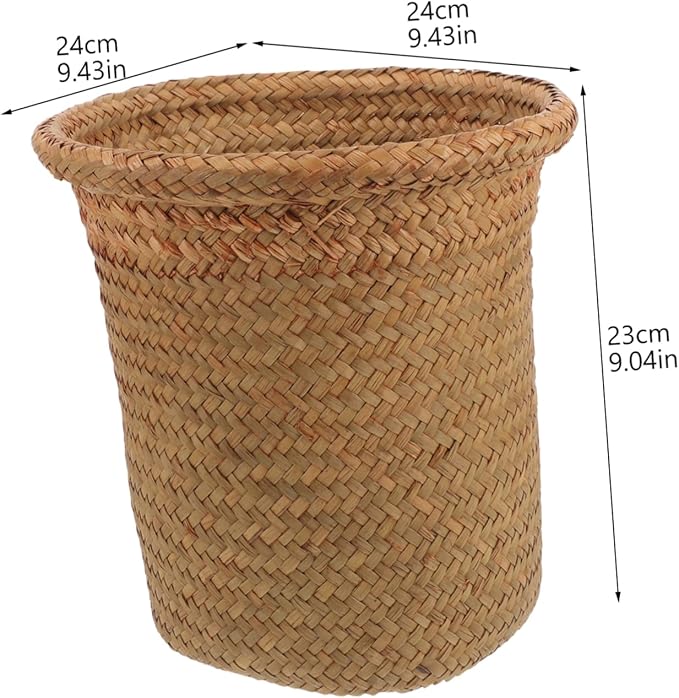 Boho Home Decor Woven Planter Basket Indoor Plant Basket Rustic Woven Flower Pot