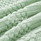 lifein Throw Blanket for Couch-Sage Green Boho Throw Blanket, Soft Fleece Plush Lightweight Blankets&Throws for Spring, Fuzzy Decorative Blankets for Livingroom Bed Sofa Chair (50x60, Sage Green)