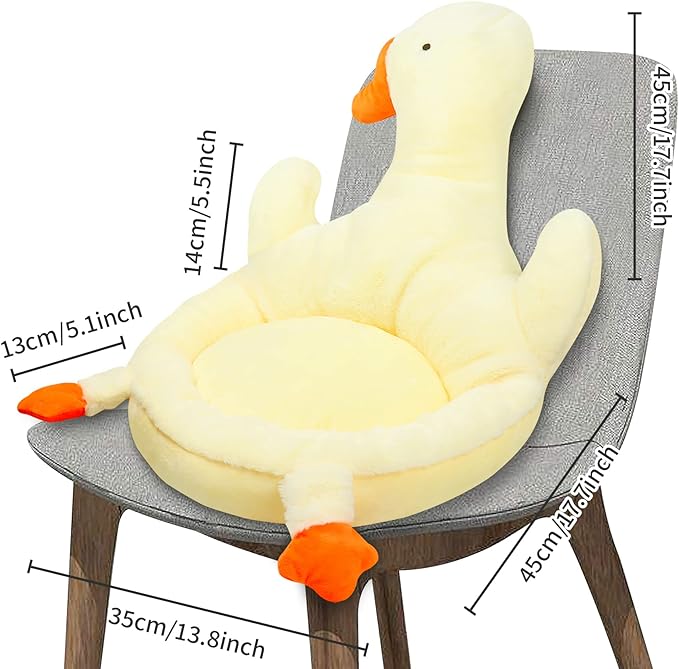 Fortuning's JDS Cute Cartoon Seat Cushion, Non Slip Floor Cushions Seating with Extra Waist Support for Kids and Adult, Floor Cushion for Kitchen Office Bedroom, Kids Girlfriend Gift Stuff Room Decor
