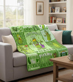 Aipon Pickle Blanket Gifts for Pickle Lovers, Funny Food Cucumber Blankets 50"x 60", Green Soft Cozy Lightweight Throw Blanket for Women Kids Teens Boys Girls