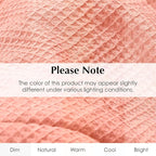Salt Earth GOTS Certified 100% Organic Cotton Throw Blanket, 55" X 60" Waffle Blankets & Throws for Bed, Throw Blanket for Couch, Modern & Cozy Blanket, All Season, Comfy and Soft Blanket (Sun Bay)