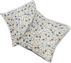 Blue Grey Gray Floral Pillow Covers 20x20 Set of 2 Vintage Rustic Old Style Cute Small Flower Print Decorative Outdoor Pillowcases Farmhouse Throw Cushion Case Decor for Couch Sofa Bed