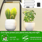 Plant Stand Shelf Rack Indoor with 6 Built in Grow Light, 7 Tiered 65" Tall Black Large Lighted Half Moon Curved Plant Stand for Indoor Growing, 2 Pack Arch Sturdy High Herb Flower Shelving