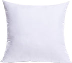 MIULEE Throw Pillow Insert Premium Pillow Stuffer Sham Square for Decorative Cushion Bed Couch Sofa 24x24 Inch