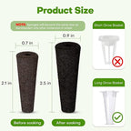 Ahopegarden 240 Pcs Seed Pod Kit for Aerogarden, Highly Breathable Hydroponics Replacement Pods Compatible with Most Indoor Hydroponic Systems,120 Grow Sponges & 120 Pod Labels