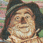 NORTHWEST Warner Brothers Wizard of Oz, 'Group' Woven Tapestry Throw Blanket, 48" x 60", Multi Color