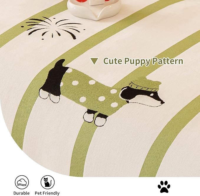 Couch Cover for Sofas, Sofa Couch Cover Washable for Dogs, Chenille Slipcovers Couch Covers for Protector Slipcover Pet Friendly(71"x 71"/Green/1pc)